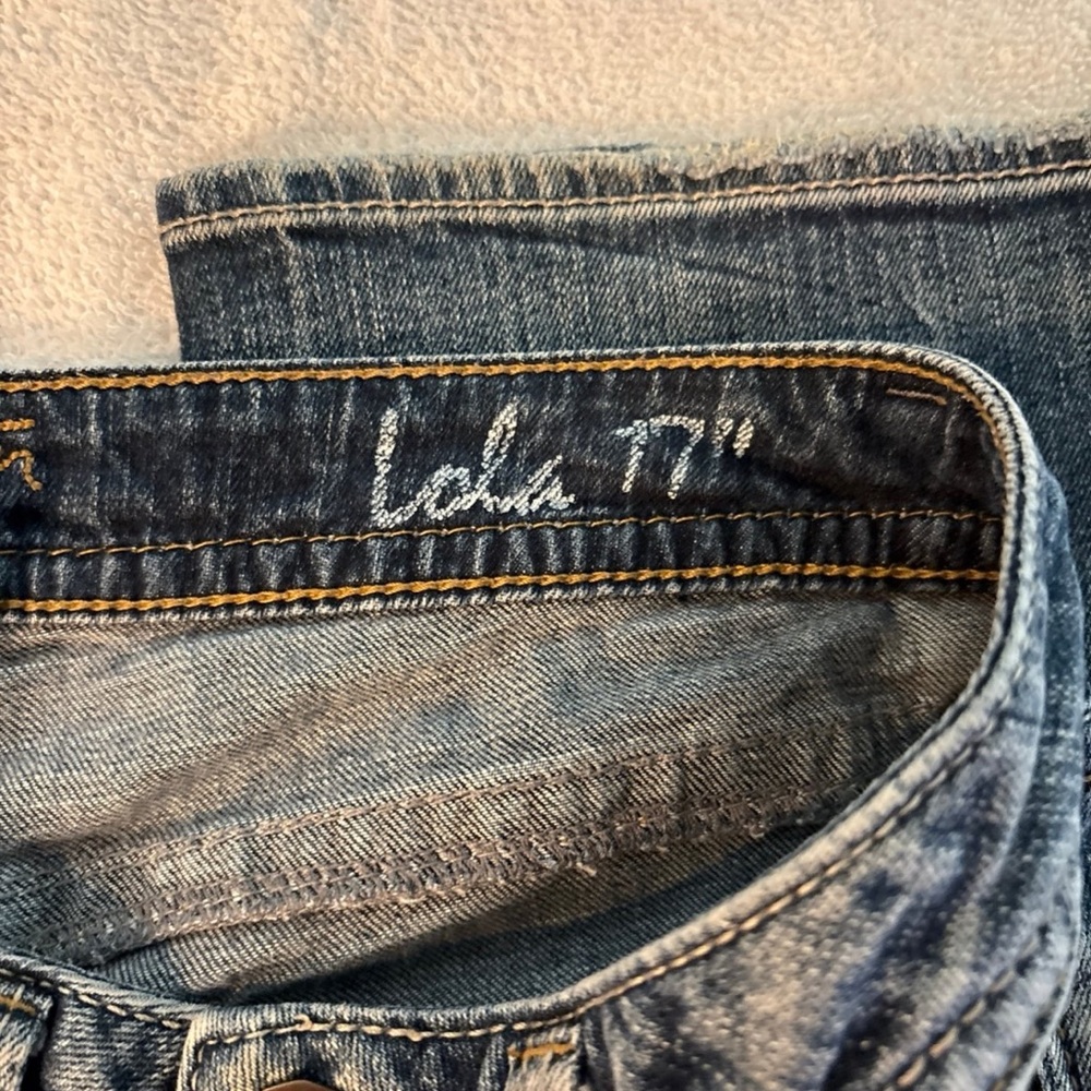 Silver Jeans Blue Denim with Brown Stitching - Picture 6 of 7